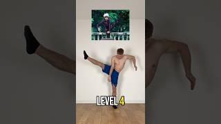 Manga/anime poses level 1 to 10 ️ #flexibility #mobility #workout #training #amazing #exercise #gym