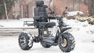 Boomerbeast Tackles the Snow | only mobility scooter for off road