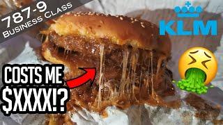 Despite the WORST Burger Ever, KLM's 787-9 Business Class is Still...Great?! [AMS-JFK]