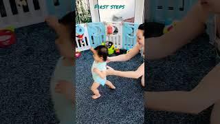 Special moment of first steps | Baby start walking | One year old baby | Family moments #cutevideo