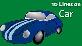 Car - 10 Lines on Car | TeachMeYT