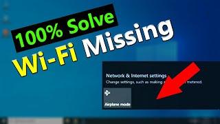 WiFi Not Showing in Windows 10 | How to Solve Wi-Fi Not Showing in Windows 10  |  Wi-Fi Not Showing