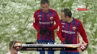 Zoran Tosic's goal. CSKA vs Amkar | RPL 2016/17