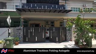 An Yu Aluminium Trackless Folding Autogate | Au Yu Smart Gate | 2