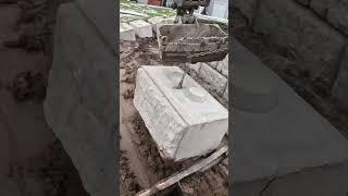 Epic Concrete Block Retaining Wall #shorts