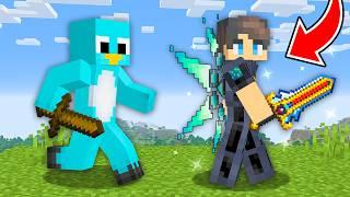 HUNTERS vs OVERPOWERED SPEEDRUNNER in Minecraft