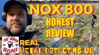 HONEST REVIEW ON NOX 800 ( EQUINOX 800 ) TRUE AND TESTED METAL DETECTING UK