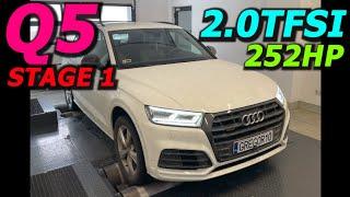 Audi Q5 2.0TFSI 252Hp Stage 1 Projekt +300HP GREGOR10 Dragy LC testing 0-100km/h