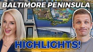 Newest Neighborhood In Baltimore MD: Baltimore Peninsula UNCOVERED! | Moving To Baltimore MD 2024