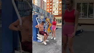 Sport prank with girl!  #shorts