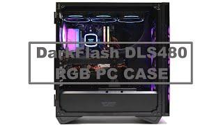 다크플래쉬 DarkFlash DLS480 RGB 강화유리 PC CASE  #스파이키