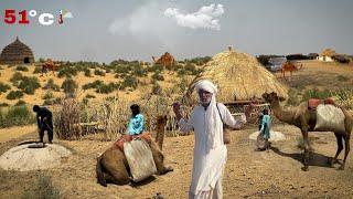 Unseen Desert  Village Life Pakistan | Ancient Culture | desert in temperature 51°c️| desert life