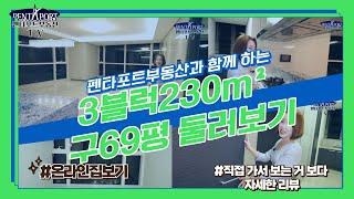 펜타포트아파트 3블럭 230㎡ 구69평 남동향 45층 온라인 집보기