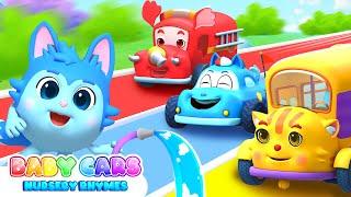 Car Wash Song | Let's Wash The Car | Funny Songs For Kids | Nursery Rhymes By Little Zoo Kids Song