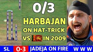 HARBHAJAN SINGH 3WKT VS SL I AUS VS SRI LANKA ODI MATCH 2009 | BOWLING SL VS IND MOST SHOKING EVER