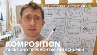 Komposition in der Malerei. Professionell Bild malen. Tricks und Tipps von Dmitrij Schurbin