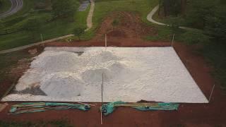 Volleyball Court Construction Process