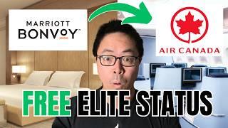 Marriott Bonvoy Titanium Elites Get FREE Seats Upgrades on Air Canada (BEGINNERS Status Match Guide)