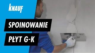 Jak spoinować płyty gipsowo-kartonowe? Instruktaż krok po kroku | Knauf