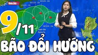 Dự báo thời tiết hôm nay mới nhất ngày 9/11 | Dự báo thời tiết 3 ngày tới