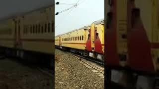 WDM3A WITH ICF TRAIN #shorts #shortsfeed #indianrailways #railwayjobs