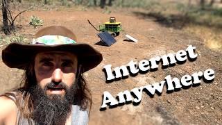 DIY Portable Off-Grid Internet Cart: Starlink, Solar Power & Camping Setup