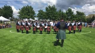 SFU Pipe Band - Kesh Hornpipe Medley - Kamloops Highland Games 2016