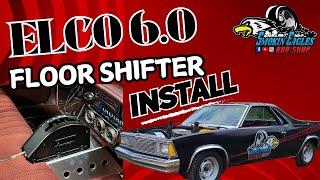 floor shifter install g-body El Camino!!