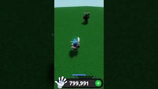 REACHING 800K SLAPS IN SLAP BATTLES! #slapbattles #roblox #glove #slaps #shorts