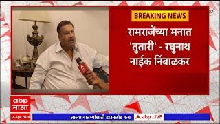 Raghunath Naik Nimbalkar On Ramraje : रामराजेंच्या मनात 'तुतारी' शरद पवारांच्या पक्षात प्रवेश करणार?