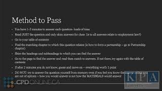 TWO MINUTE SAMPLE   Jacob Murad   KPA Lawyers   Passing the Barrister and Solicitor Exams in Ontario