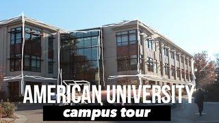 american university campus & dorm tour | nomijour