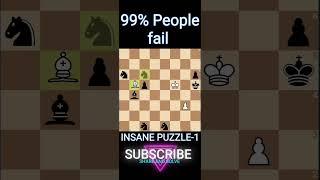 99% people  failed to solve this ||PUZZLE|| CAN YOU CHECKMATE THE KING? #chess #shortsfeed