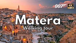 MATERA, Italien [ 4K ] RUNDGANG | Mit Untertiteln | Basílica Süditalien 2023