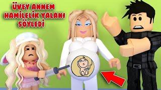  ÜVEY ANNEM HAMİLELİK YALANI SÖYLEDİ ! YAKALANDI ! | ROBLOX BROOKHAVEN KOMİK HİKAYE ! ‍‍