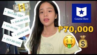 HOW I EARNED ₱70,000+ IN 3 MONTHS AS A STUDENT | Course Hero Tutor