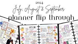 Using My 2024 Happy Planner| After The Pen Flip Through and Planner Inspiration