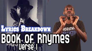 Eminem - Book of Rhymes (Verse 1) BREAKDOWN! ANALYSIS! REVIEW! REACTION!