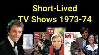 1973-74 Short-Lived TV Shows