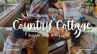 2024 VLOGMAS DAY 5 // CLEAN & ORGANIZE MY COUNTY KITCHEN