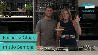 Saftige Focaccia mit Garnelen dank Siemens Backofen | Yvi meets Jo Semola