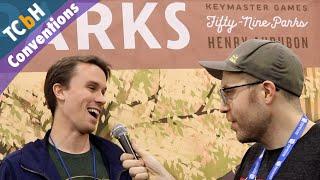 Henry Audubon talks PARKS, Running Iron and expansions at the Keymaster Games Booth