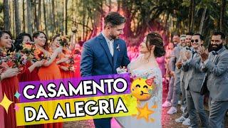 VLOGAO CASAMENTO DA ALEGRIA ENFIM NOSSA FESTA DE CASAMENTO‍️‍️