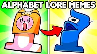 FUNNIEST ALPHABET LORE ANIMATED MEMES EVER?! (ft. RAINBOW FRIENDS BABIES, LANKYBOX, & MORE)