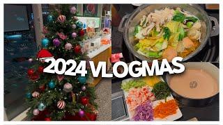 VLOGMAS #18퇴근하고 샤브샤브 먹는 바람직한 직장인 일상