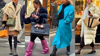 DECEMBER 2024 MILAN STREET STYLE | EXCLUSIVE ITALIAN WINTER 2025 OUTFITS IDEAS | LUXURY FASHION VLOG