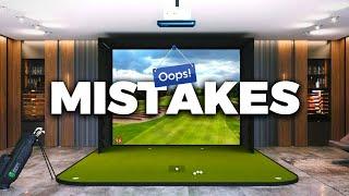 The Biggest Golf Simulator Mistakes I Made & How to Avoid Them...