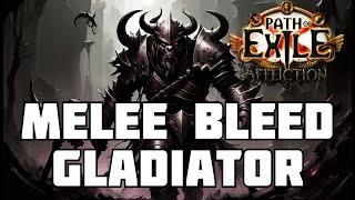 My Affliction starter  - Melee bleed gladiator [Poe 3.23]