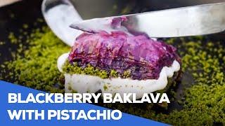 gourmeturca.com | Handmade Blackberry Baklava with Pistachio