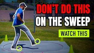 DISTANCE KILLER! Why Doing this on the sweep is Gonna cost you | Shot Put & Discus How To Tips